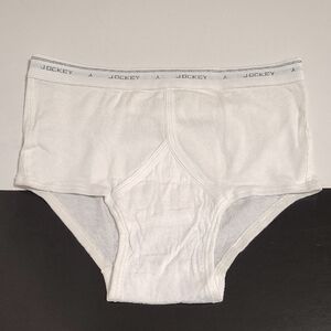 1 Pair Jockey Men's Classic White Briefs Sz 36